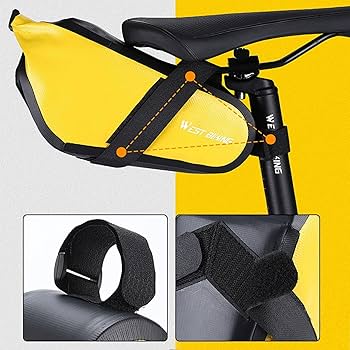 Amazon.co.jp: 防水バイクサドルバッグ,自転車用サドルバッグ